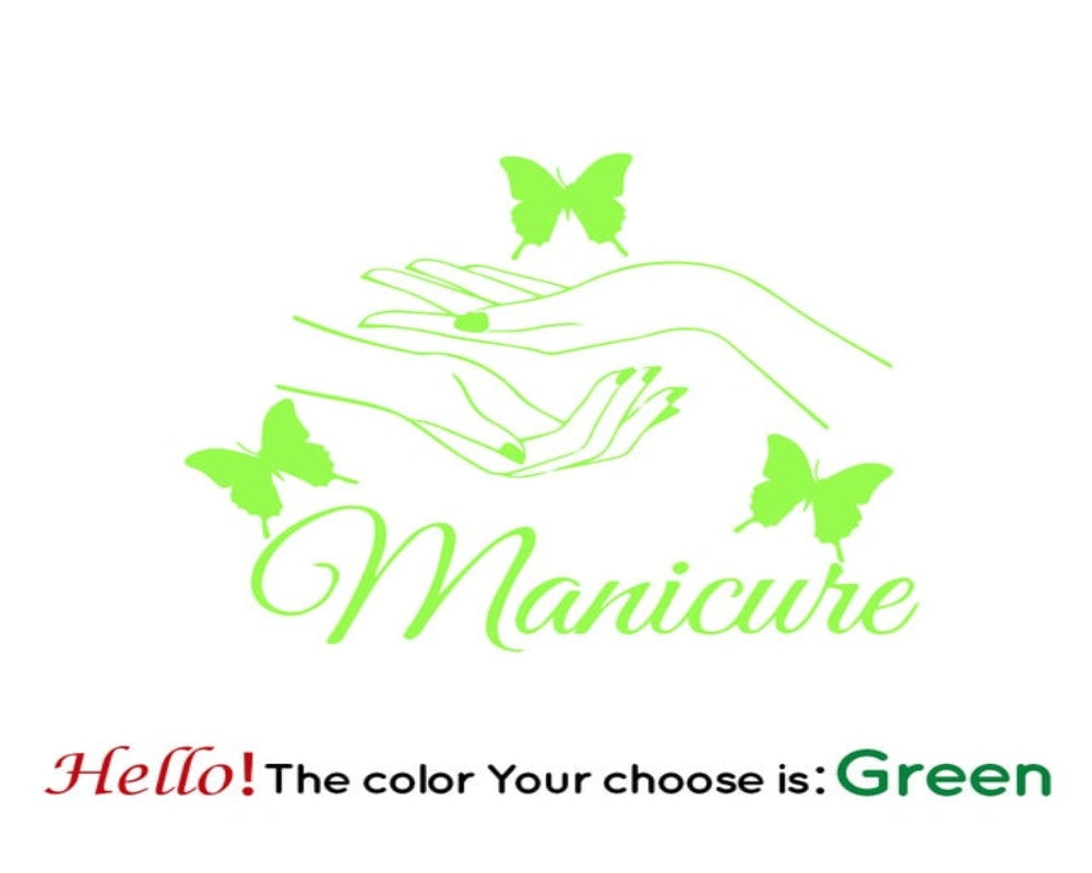 Wall Stickers Manicure Hands (multiple colours) SKU# WAL0014
